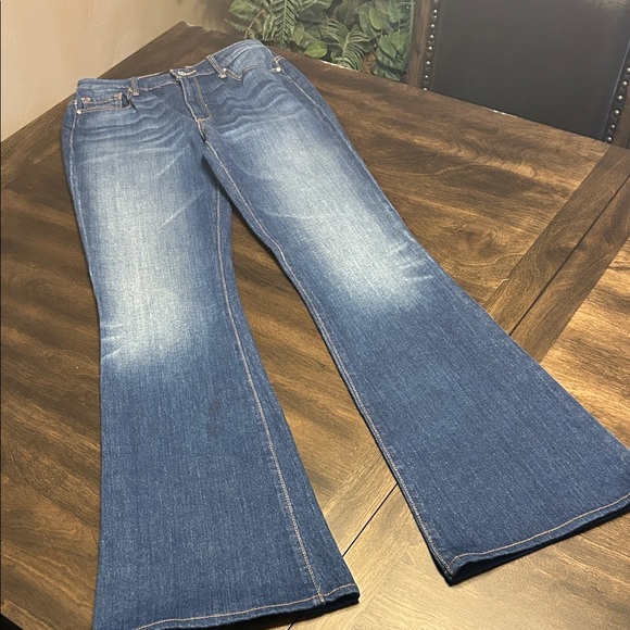 Black Orchid Mia Midrise Skinny Flare Jean - Picture 10 of 16